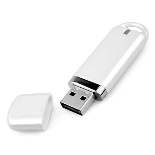 USB Super Soft Flashdrive in White