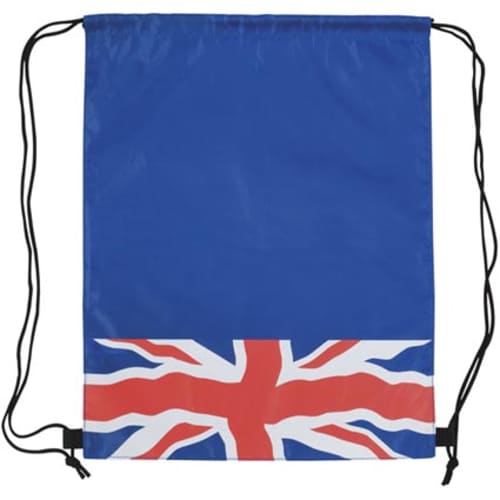 Union Jack Drawstring Backpack
