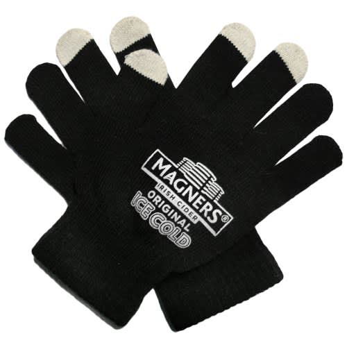 Promotional Branded Touch Screen Gloves customised with logo