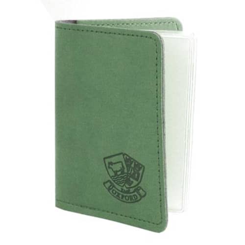 Velbond Leather Credit Card Cases in Green