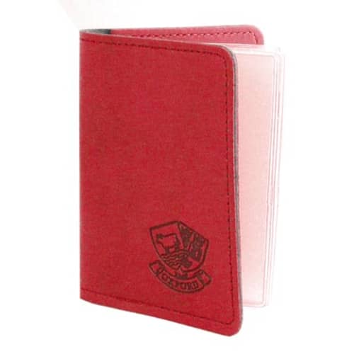 Embossed Card Wallet with Corporate Logos