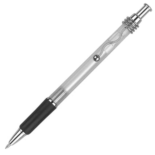 Promotional Viper Frost Ballpen in White with Curl Clip from Total Merchandise