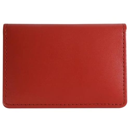 RFID Warwick Leather Oyster Card Holders in Red