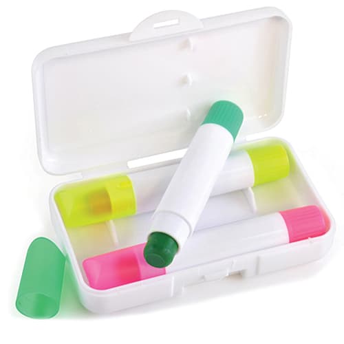 Wax Crayon Highlighter Sets