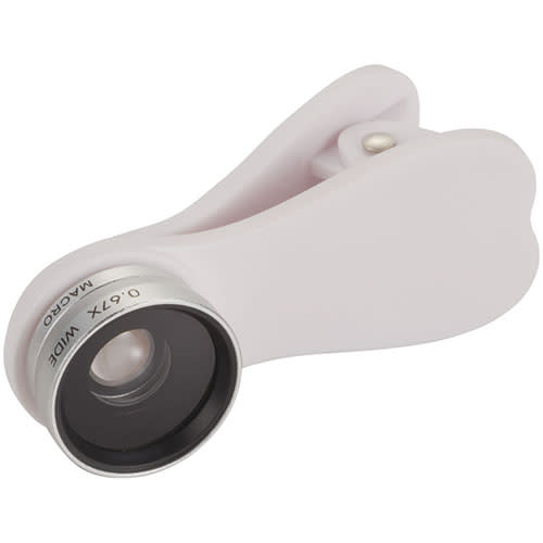 Promotional phone camera clip for campaign merchandise