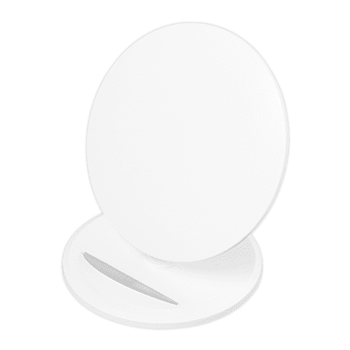 Round Wireless Charging Stands in White