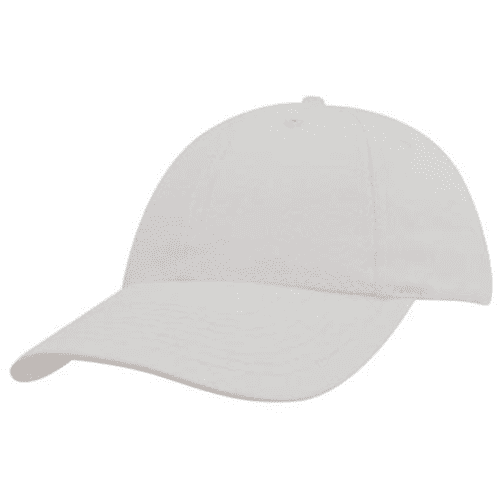 Youth's Heavy Cotton Cap in White