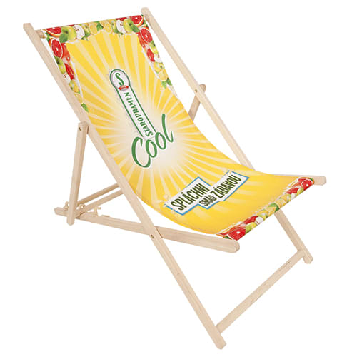 Promotional Deck Chairs Branded With Your Full Colour Design From Total Merchandise