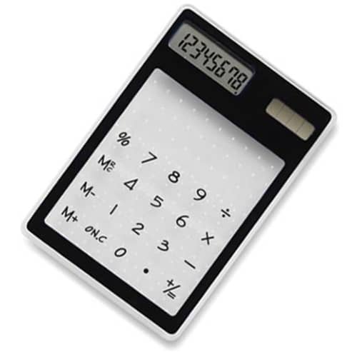Transparent Touch Screen Calculator