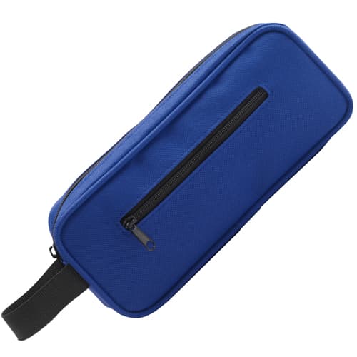 Promotional printed AZO Free Pencil Cases available in cobalt blue from Total Merchandise