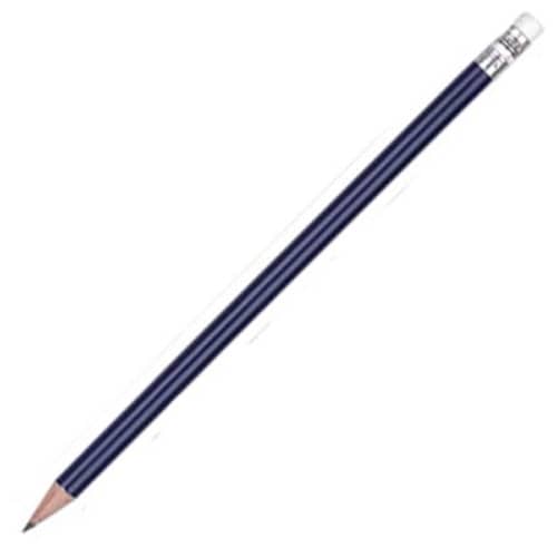 Custom Branded Argente Pencil With Eraser in Navy from Total Merchandise