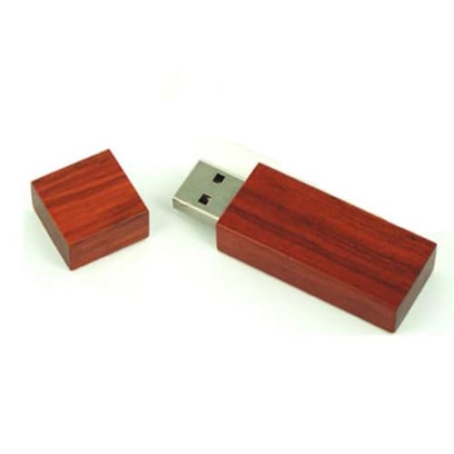 Wooden USB Flashdrives in Dark Wood