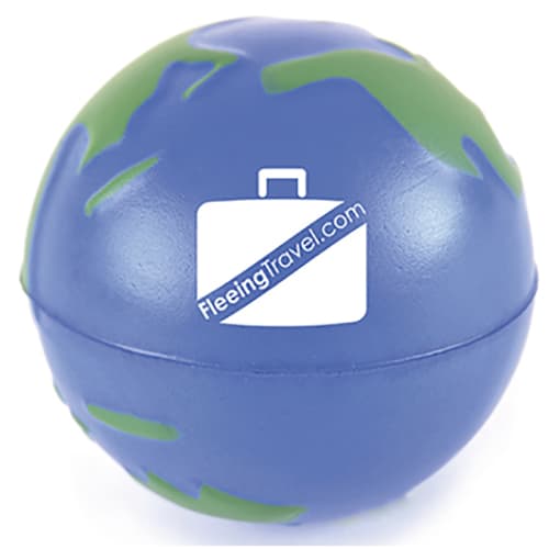 Printed Earth Stress Balls for Office Marketing