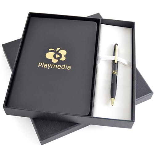 Branded stationery sets for desktop advertising