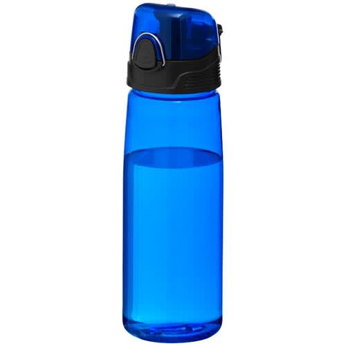 700ml Capri Sports Bottles in Transparent Blue