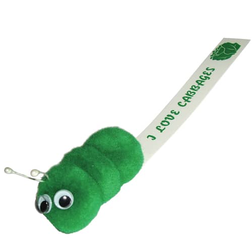 Caterpillar Logobug in Green/White