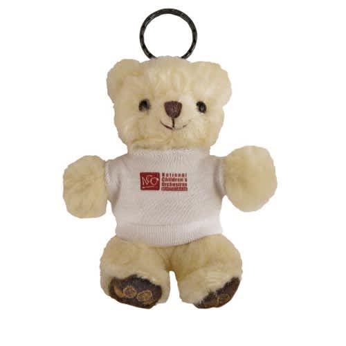 Promotional Chester Bear Keyrings with company logos