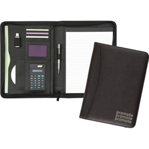 Chiddingstone A4 Zipped Calculator Folder