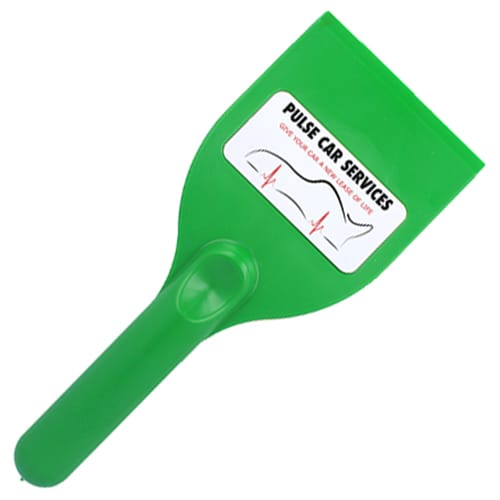 Promotional Green Deluxe Ice Scrapers Printed with Your Logo from Total Merchandise