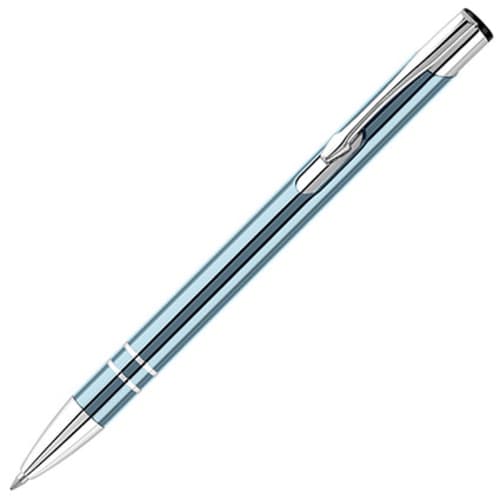 Branded 360 Engraved Electra Ballpens in Blue from Total Merchandise