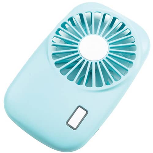 Branded travel fans for company giveaways