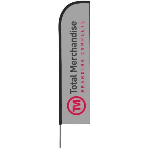 Branded Feather Banner Flags Printed with Your Full Colour Design from Total Merchandise