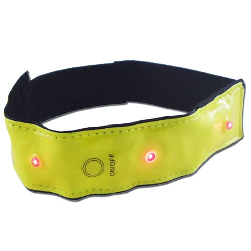 Flashing LED Reflective Bands