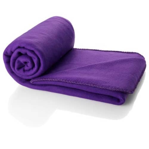 Branded Fleece with Pouch in purple from Total Merchandise