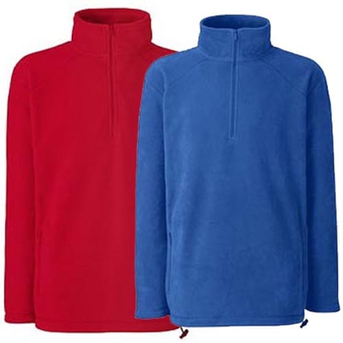 Fruit of the Loom Half Zip Fleece