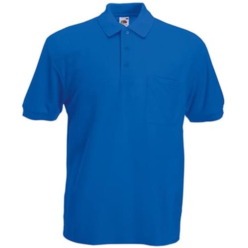 Branded Fruit of the Loom Pocket Polo Shirts with Your Logo from Total Merchandise