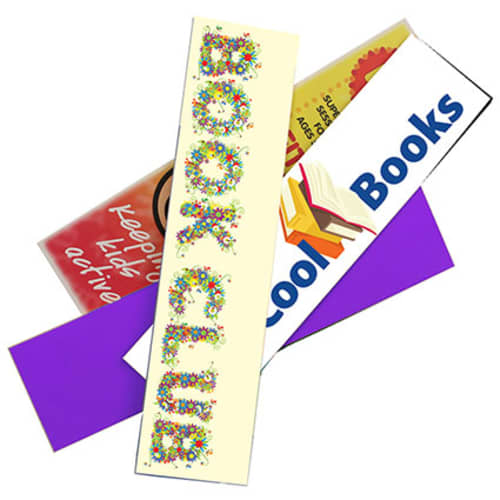 Full Colour Foam Backed Bookmarks in Purple