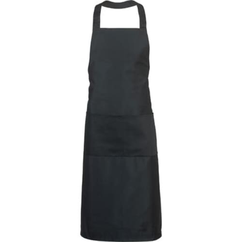 Custom Branded Full Length Apron in Black from Total Merchandise