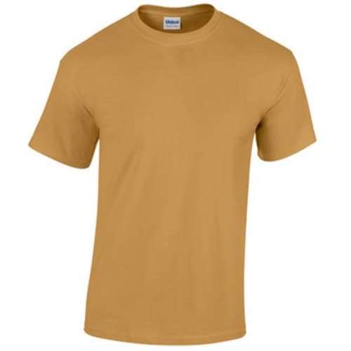 Gildan Heavy Cotton T-Shirts in Old Gold