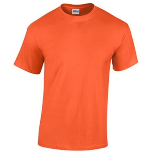 Gildan Heavy Cotton T-Shirts in Orange