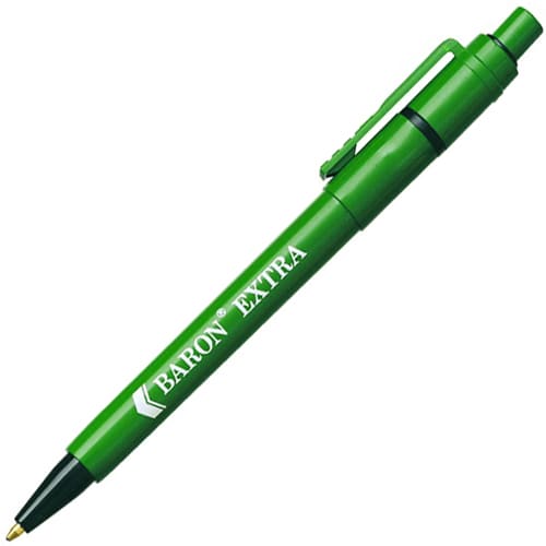 The barrel of this promotional pen has a generously sized print area, meaning there's plenty of space for your artwork