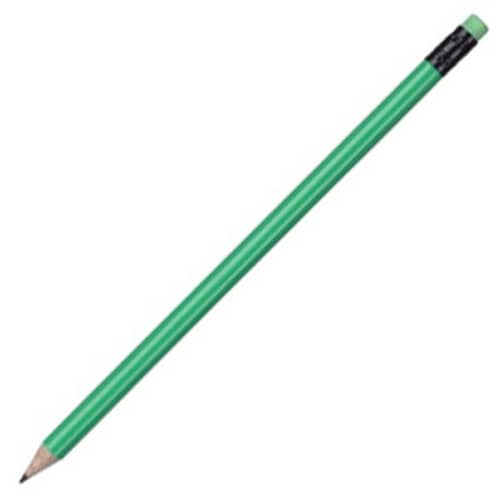 Custom Printed Fluorescent Pencils in Green from Total Merchandise