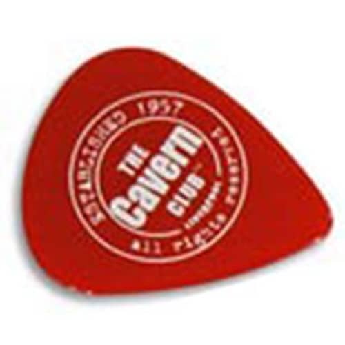 Personalised Guitar Plectrums in red from Total Merchandise