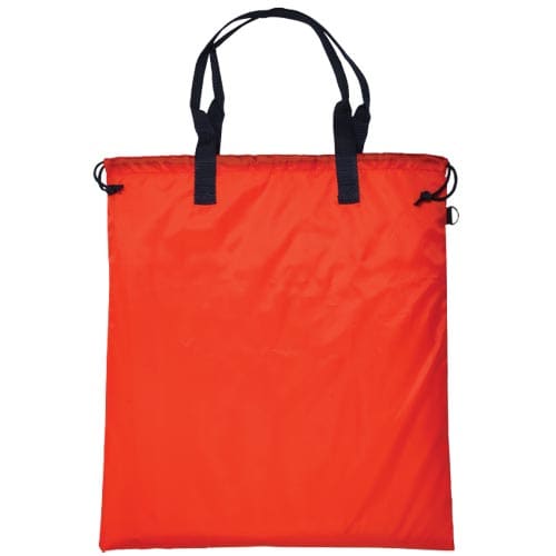 Corporate Branded Handy Shopper Bags in Red with Printed Logo by Total Merchandise