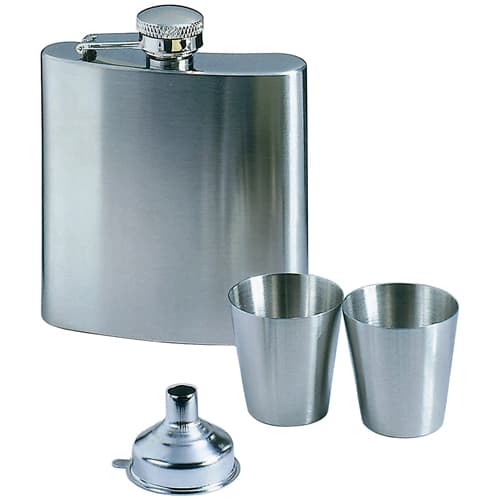 Hip Flask with Cups