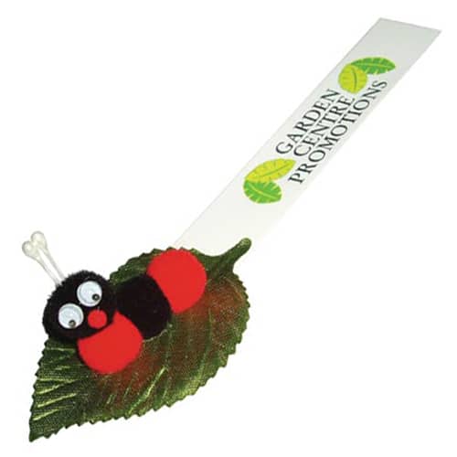 Leafy Caterpillar Logobug in Multicolour/White