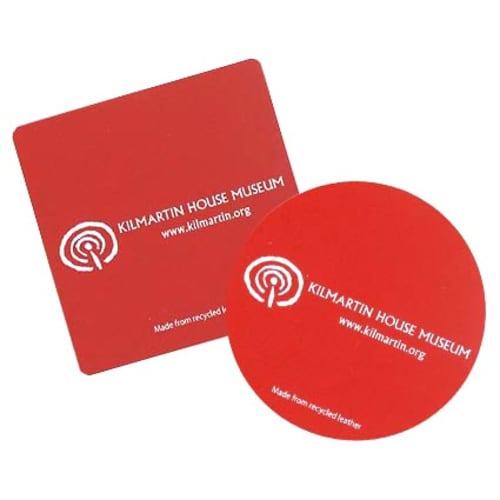 Recycled Leather Coasters