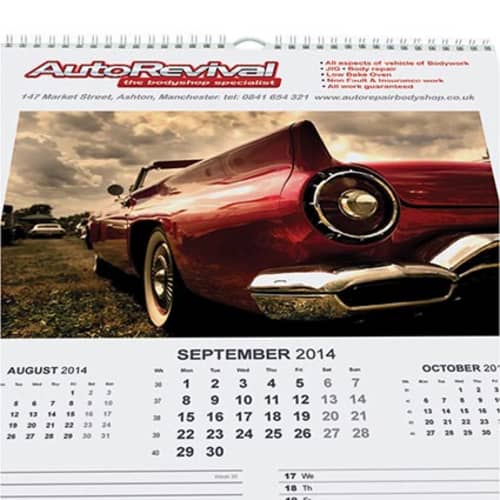 Promotional calendars for merchandise ideas