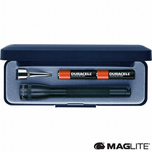 Promotional Mini Maglite AAA Torch in Black from Total Merchandise