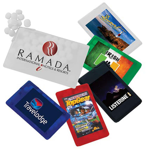 Corporate Branded Mint Cards in a Choice of 5 Colours from Total Merchandise