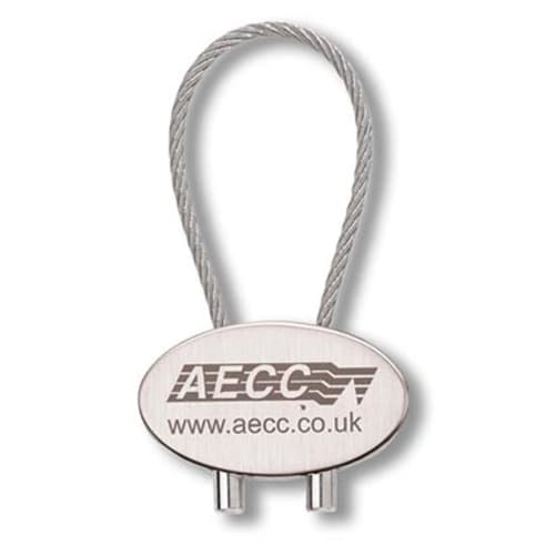 Oval Loop Keyring