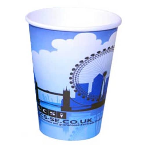 8oz Single Wall Paper Cups in White