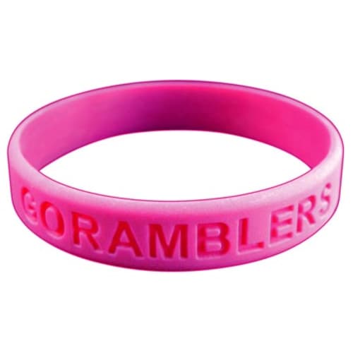 Custom embossed wristbands for childrens giveaways