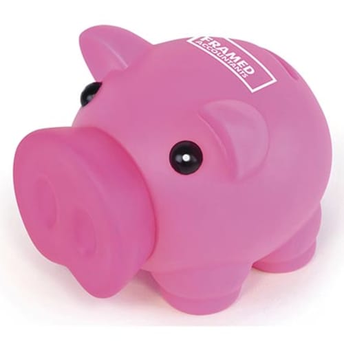 Branded Piggy Bank for Company Giveaways