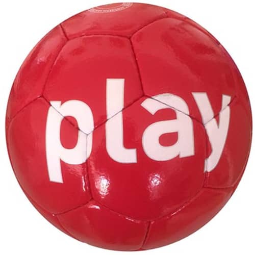 Red Promotional Football Printed With Your Logo From Total Merchandise