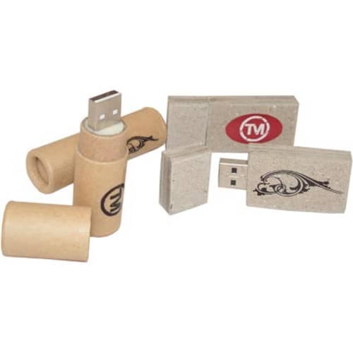 Recycled Newspaper USB Flashdrive